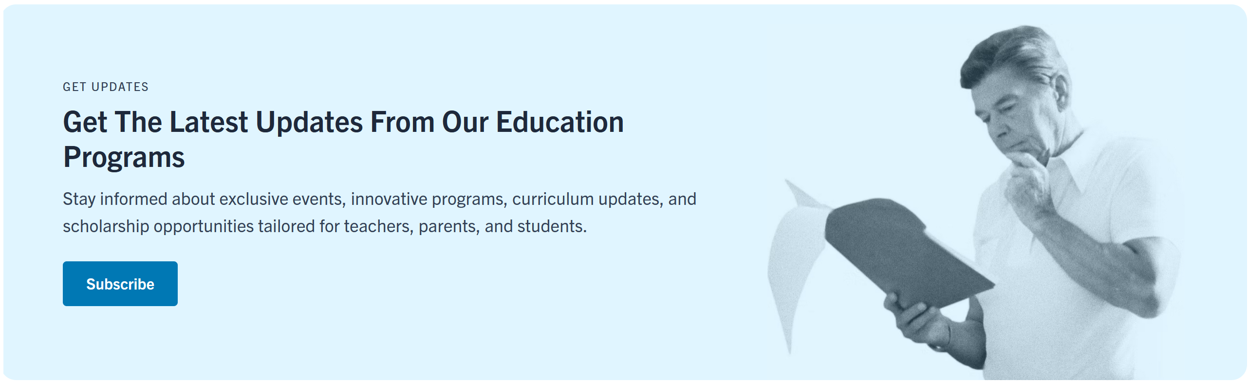 Get The Latest Updates From  Our Education Programs